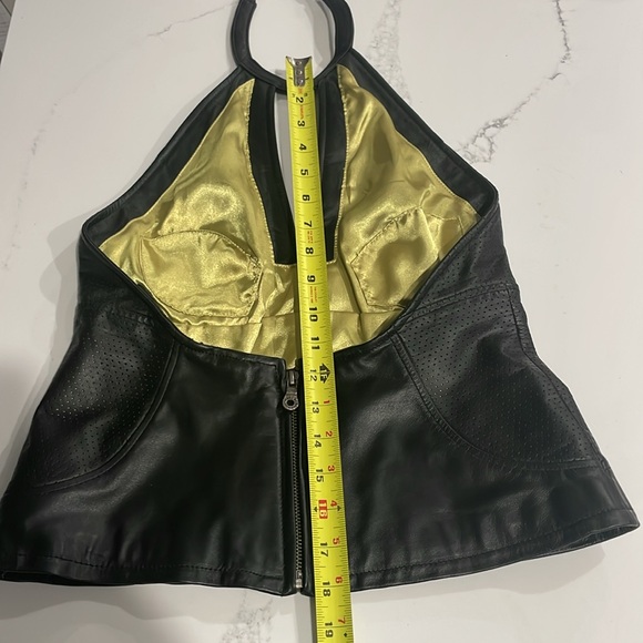 Women's Harley Davidson, leather halter top - Picture 12 of 12